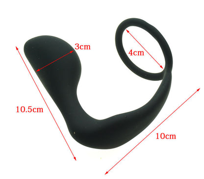 Ultimate Pleasure Combo: Prostate Massager Anal Plug with Cock Ring