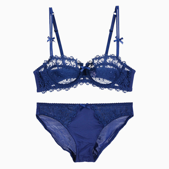 Lace Bra and Brief Set for Crossdressers - Style 2 - Image 4