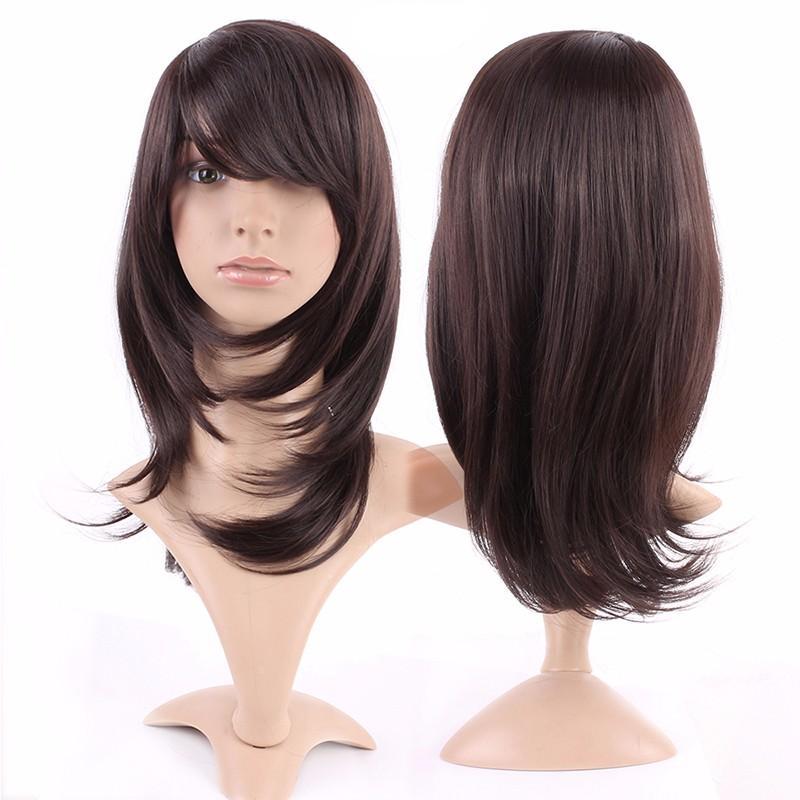 13 in Brown Full Wig for Crossdressers