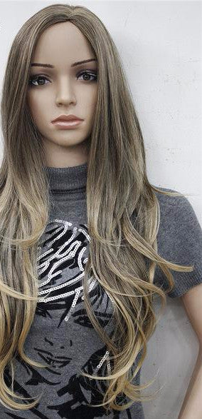 Wavy Blonde Synthetic Wig - Long Hair for Crossdressers - Add a Touch of Glamour