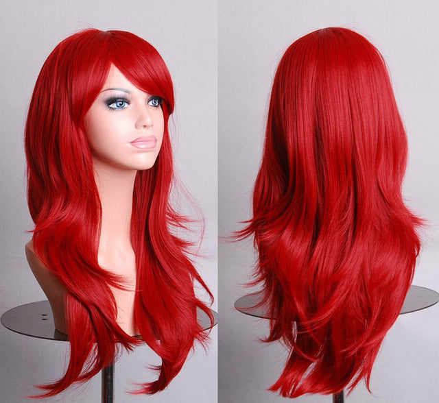 Long Curly Wig for Crossdressers - Multiple Colors