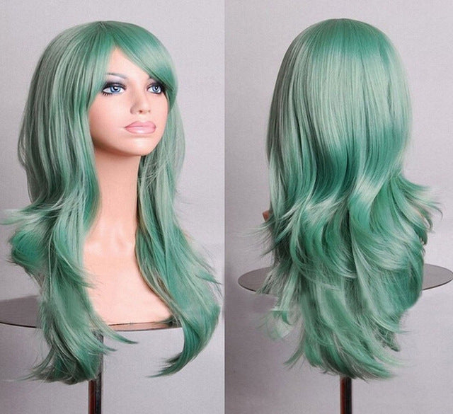 Long Curly Wig for Crossdressers - Multiple Colors