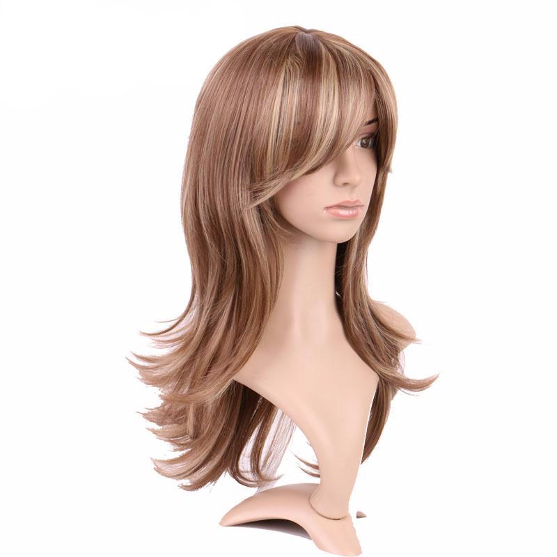 Luscious Long Brown Wig for Crossdressers - Perfect for Daily Wear or Costume Parties