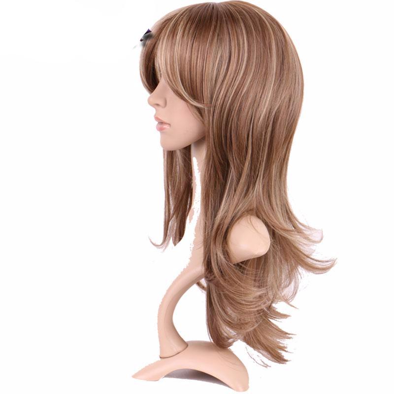 Long Brown Wavy Wig for Crossdressers