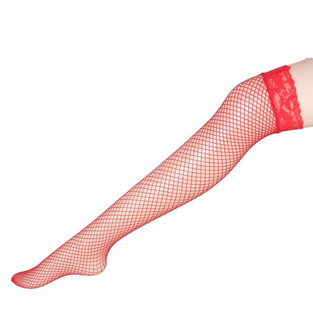 Sexy Thigh High Fishnet Stockings
