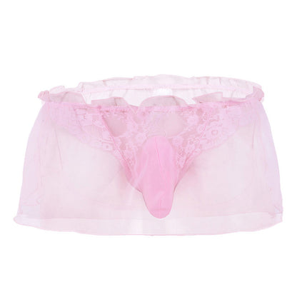 Lace Flower Organza G-string