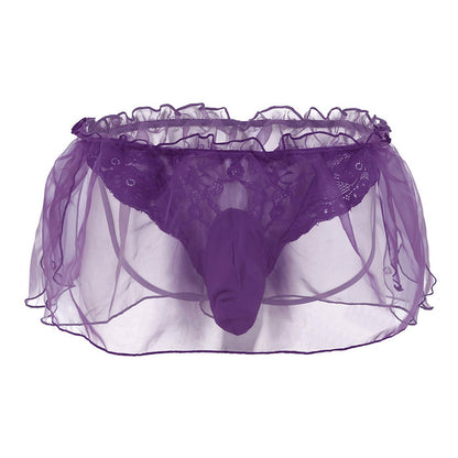 Lace Flower Organza G-string