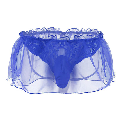 Lace Flower Organza G-string