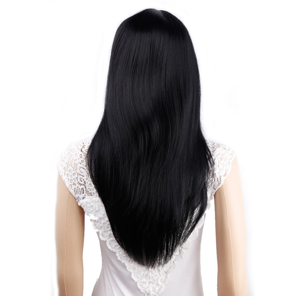 Long Straight Synthetic Wig for Crossdressers