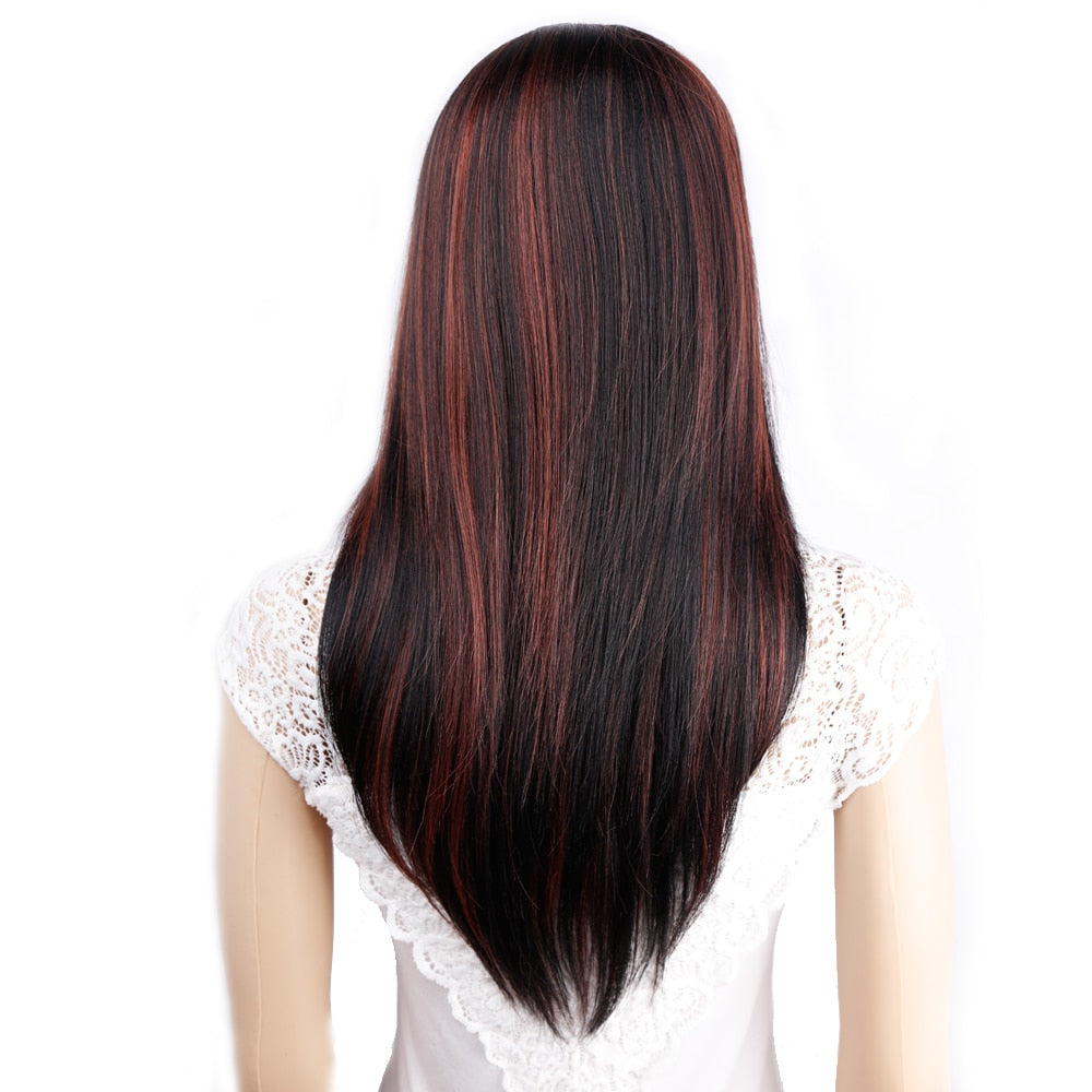 Long Straight Synthetic Wig for Crossdressers