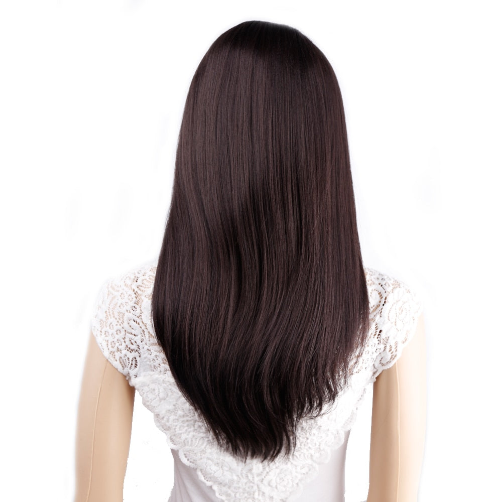 Long Straight Synthetic Wig for Crossdressers