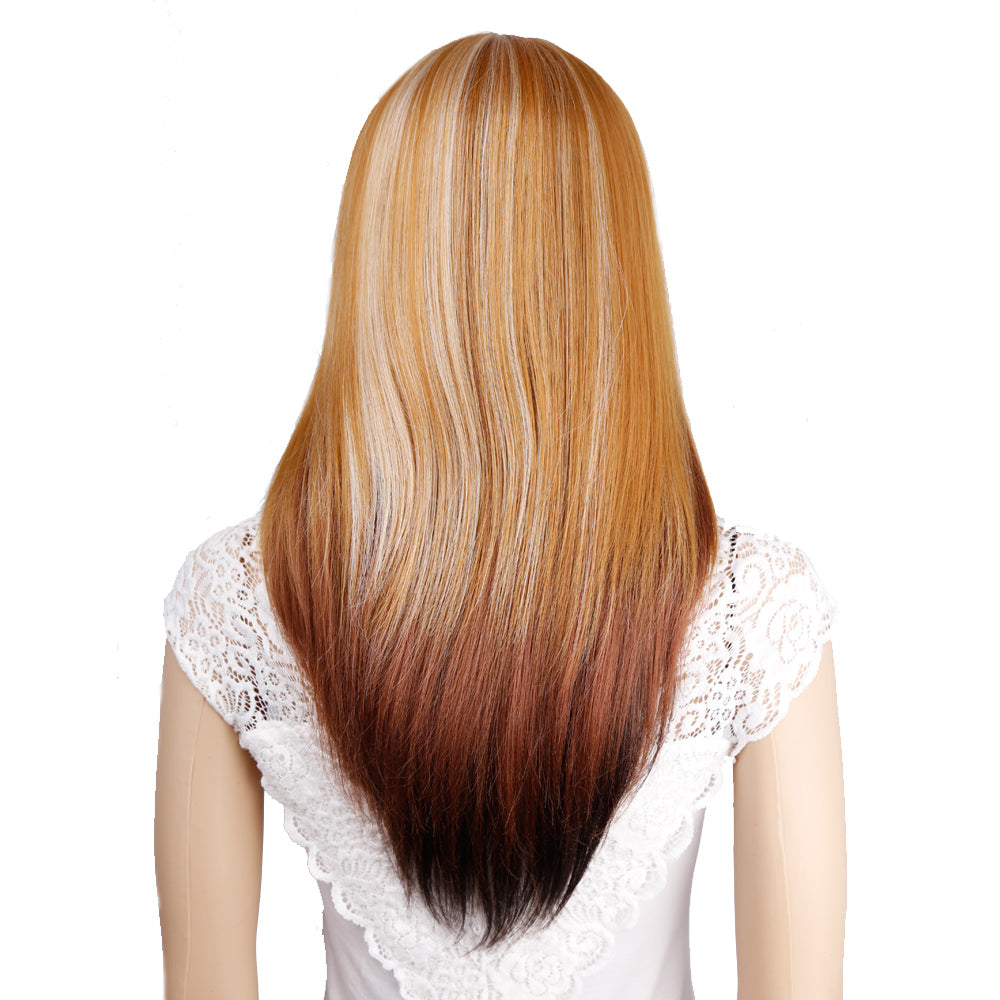Long Straight Synthetic Wig for Crossdressers
