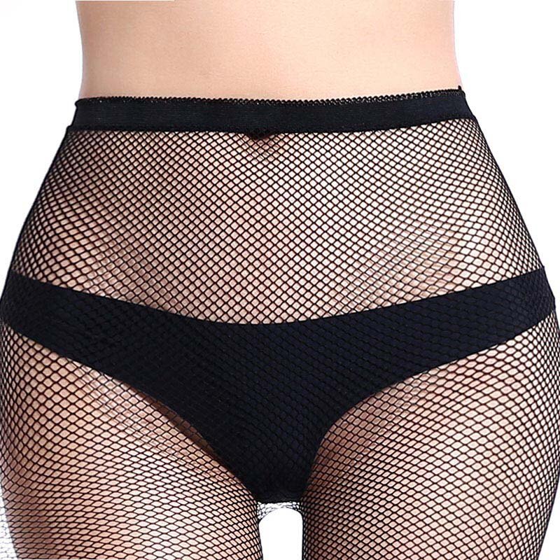 Fishnet High-Waist Hosiery for Crossdressers - Image 9