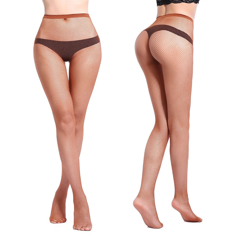 Fishnet High-Waist Hosiery for Crossdressers - Image 6