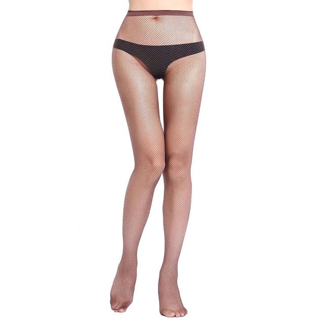 Fishnet High-Waist Hosiery for Crossdressers - Image 2