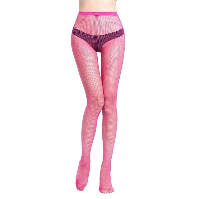 Fishnet High-Waist Hosiery for Crossdressers - Image 3