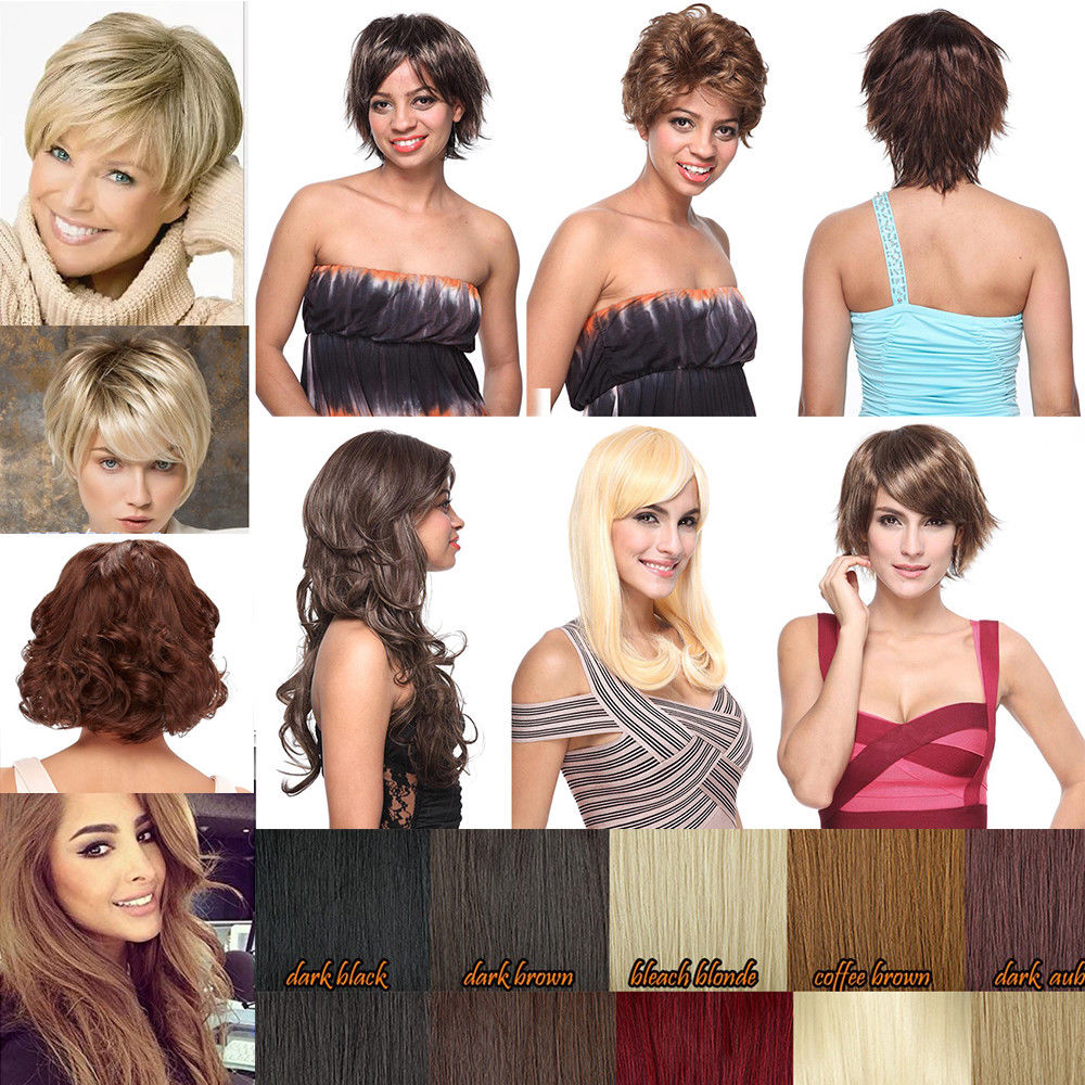 Synthetic Wigs for Crossdressers - Multiple Styles