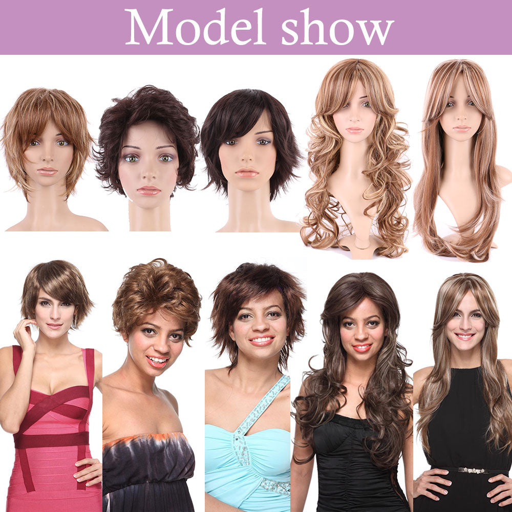 Synthetic Wigs for Crossdressers - Multiple Styles