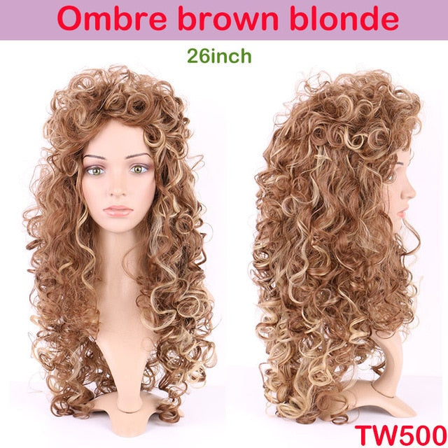 Synthetic Wigs for Crossdressers - Multiple Styles