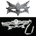 Hollow Black Lace Mask for a Mysterious Look - Image 8