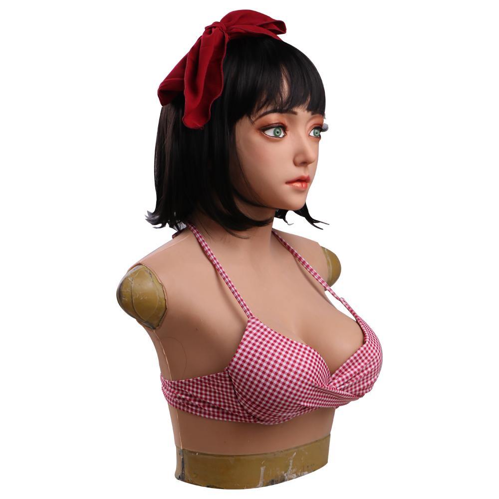 Full-Head Silicone Mask with Breast Forms - Image 2