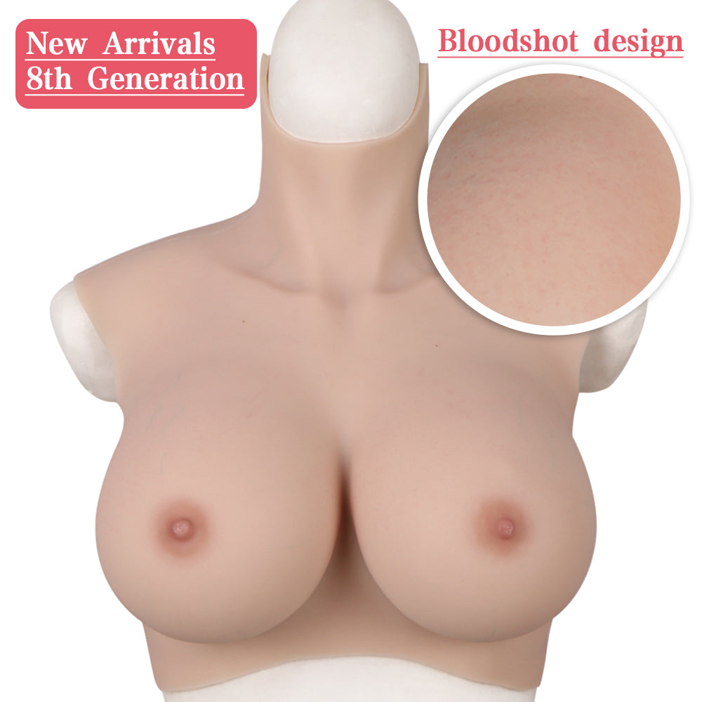 No-Oil Extended-Cup Silicone Breastplate - Style 6 - Image 1